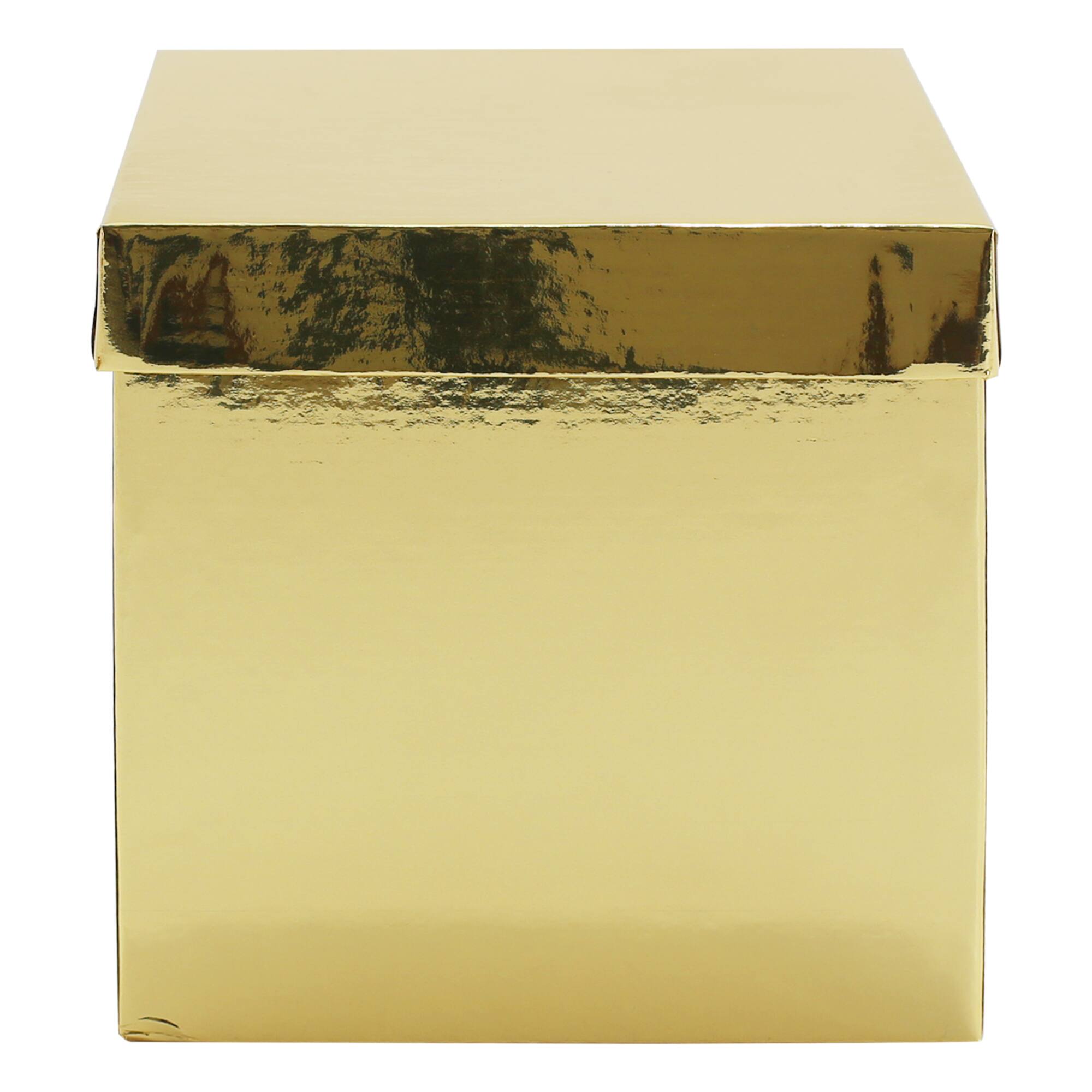 6 Pack: Medium Gold Box by Celebrate It™